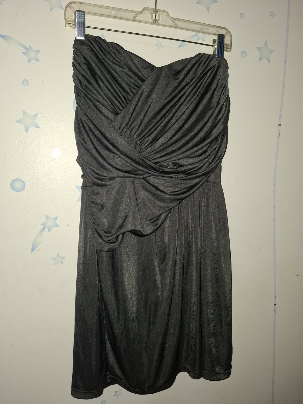 Express Strapless  Draped Cocktail Dress Large